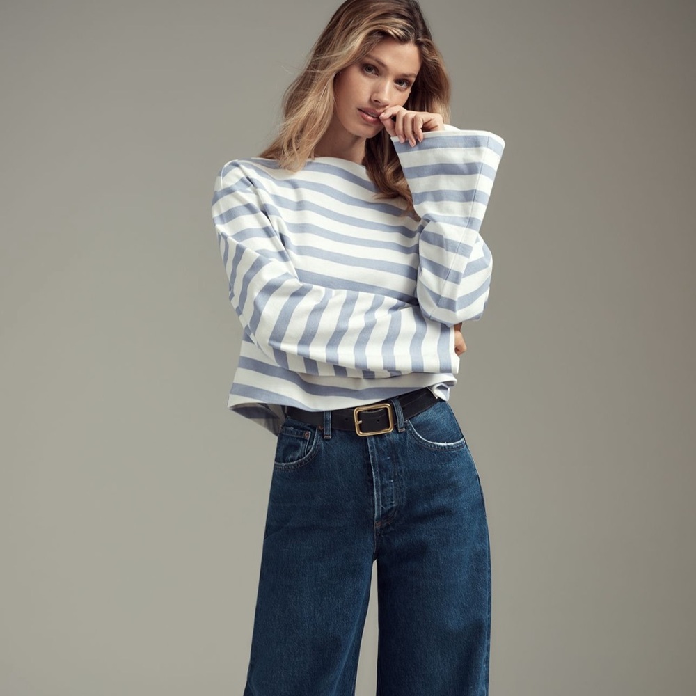 NWT - Boatneck Bell-Sleeve Knit Top - Picture 6 of 8